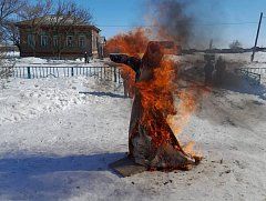 Новости Питерки  в селе Моршанка на площади СДК состоялось празднование Масленицы.