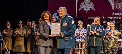 Академический ансамбль песни и пляски Росгвардии с триумфом выступил в Саратове