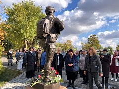 В Питерском районе прошло патриотическое мероприятие, организованное в рамках регионального проекта «Плечом к плечу. Народы Поволжья против современного нацизма»
