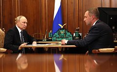 На встрече с Президентом Владимиром Путиным