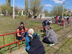 О плановой работе по благоустройству района
