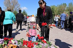 В Питерском районе отметили знаменательную дату - 80-летие Великой Победы!