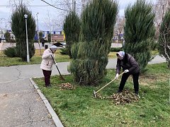 В районе прошел субботник