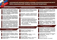 Саратовский военный ордена Жукова Краснознаменный институт войск национальной гвардии Российской Федерации проводит набор кандидатов для прохождения службы