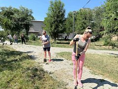 Продолжаем работы по благоустройству района 